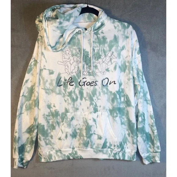 Trendy Queen Women's Oversized Hoodies Fleece Sweatshirts Life Goes On XL NEW - Picture 1 of 6